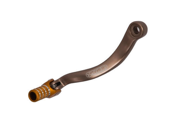 Jax Aluminium Girpedal - Honda CR250 1987-07 Titanium/Gold 